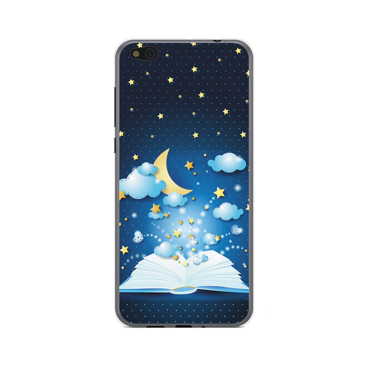 Funda Gel Tpu para Xiaomi Mi 5C Diseño Libro Cuentos Dibujos