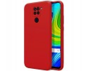 Funda Silicona Líquida Ultra Suave para Xiaomi Redmi Note 9 color Roja