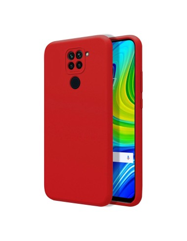 Funda de silicona roja para Xiaomi Redmi 8