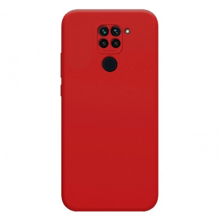 Funda Silicona Líquida Ultra Suave para Xiaomi Redmi Note 9 color Roja