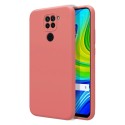 Funda Silicona Líquida Ultra Suave para Xiaomi Redmi Note 9 color Rosa