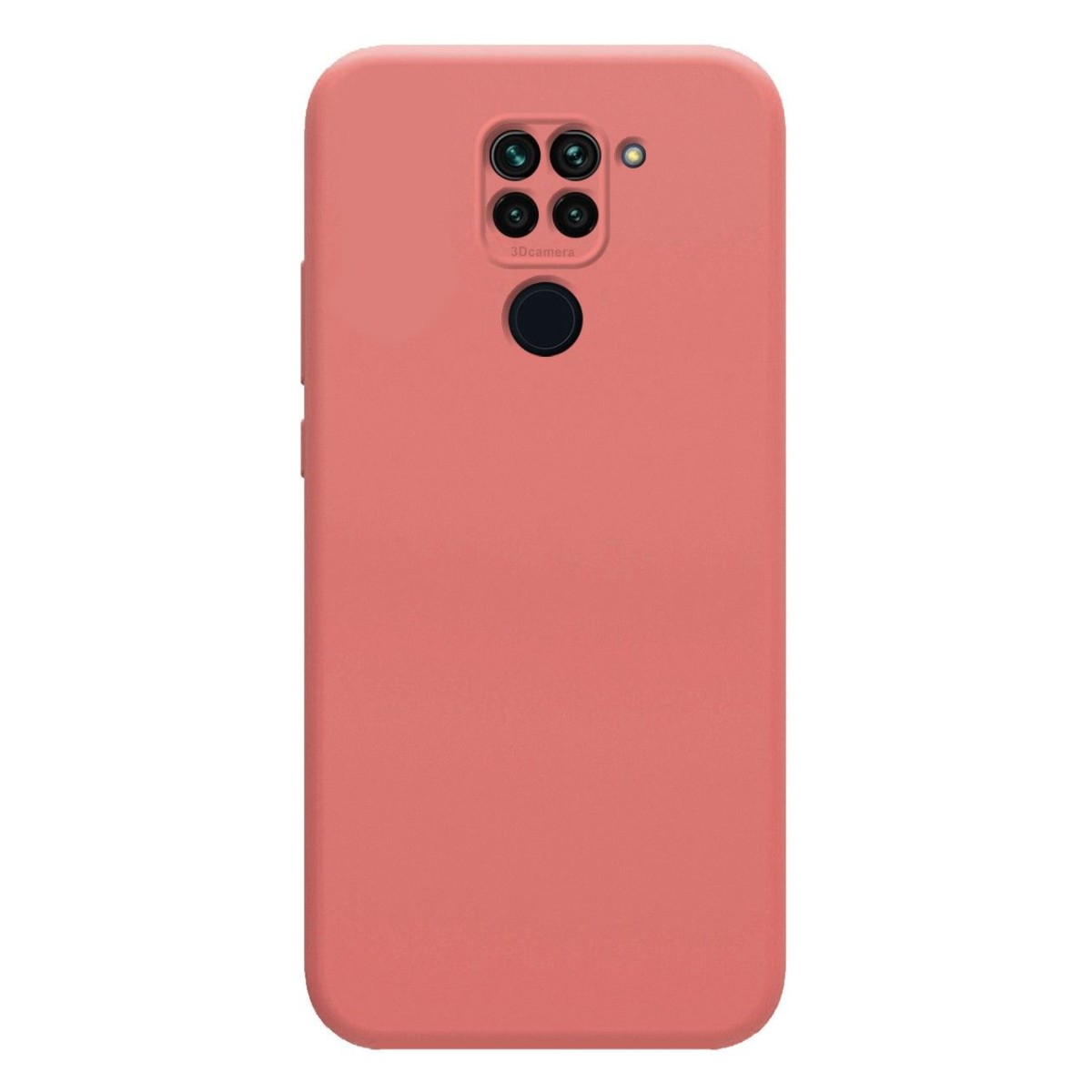 Funda Silicona Líquida Ultra Suave para Xiaomi Redmi Note 9 color Rosa