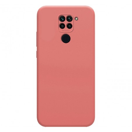 Funda Silicona Líquida Ultra Suave para Xiaomi Redmi Note 9 color Rosa