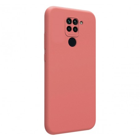 Funda Silicona Líquida Ultra Suave para Xiaomi Redmi Note 9 color Rosa