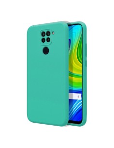 Funda Silicona Líquida Ultra Suave para Xiaomi Redmi Note 9 color Verde