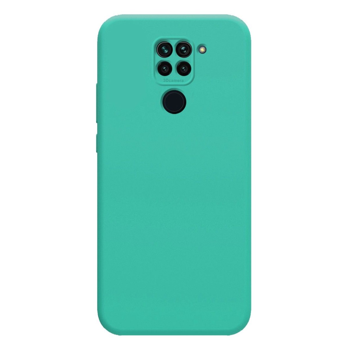 Funda Silicona Líquida Ultra Suave para Xiaomi Redmi Note 9 color Verde