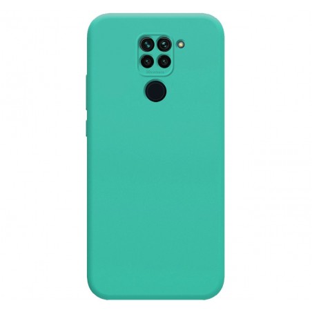 Funda Silicona Líquida Ultra Suave para Xiaomi Redmi Note 9 color Verde