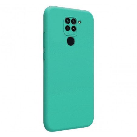 Funda Silicona Líquida Ultra Suave para Xiaomi Redmi Note 9 color Verde