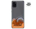 Funda Gel Transparente para Samsung Galaxy A31 diseño Bufalo Dibujos