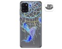 Funda Gel Transparente para Samsung Galaxy A31 diseño Plumas Dibujos