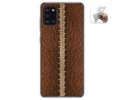 Funda Gel Tpu para Samsung Galaxy A31 diseño Cuero 01 Dibujos