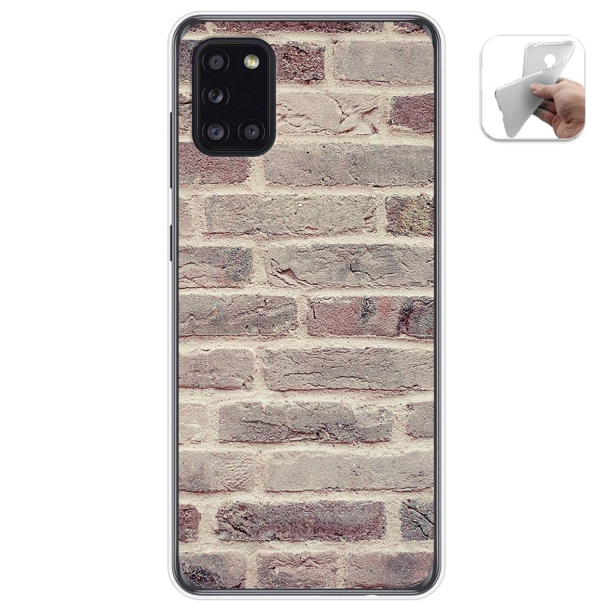 Funda Gel Tpu para Samsung Galaxy A31 diseño Ladrillo 01 Dibujos