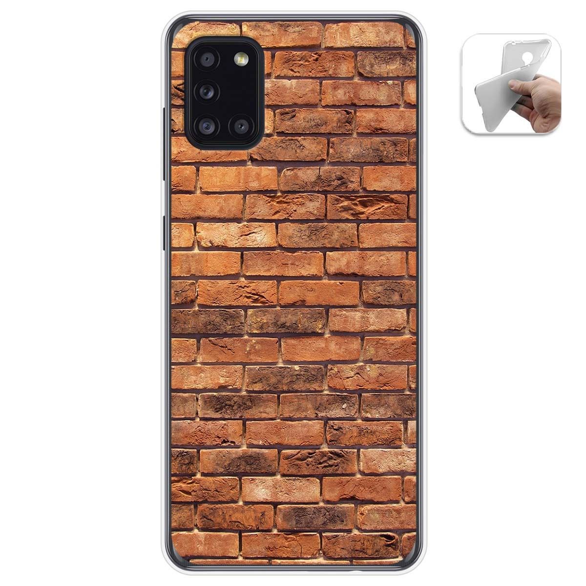 Funda Gel Tpu para Samsung Galaxy A31 diseño Ladrillo 04 Dibujos