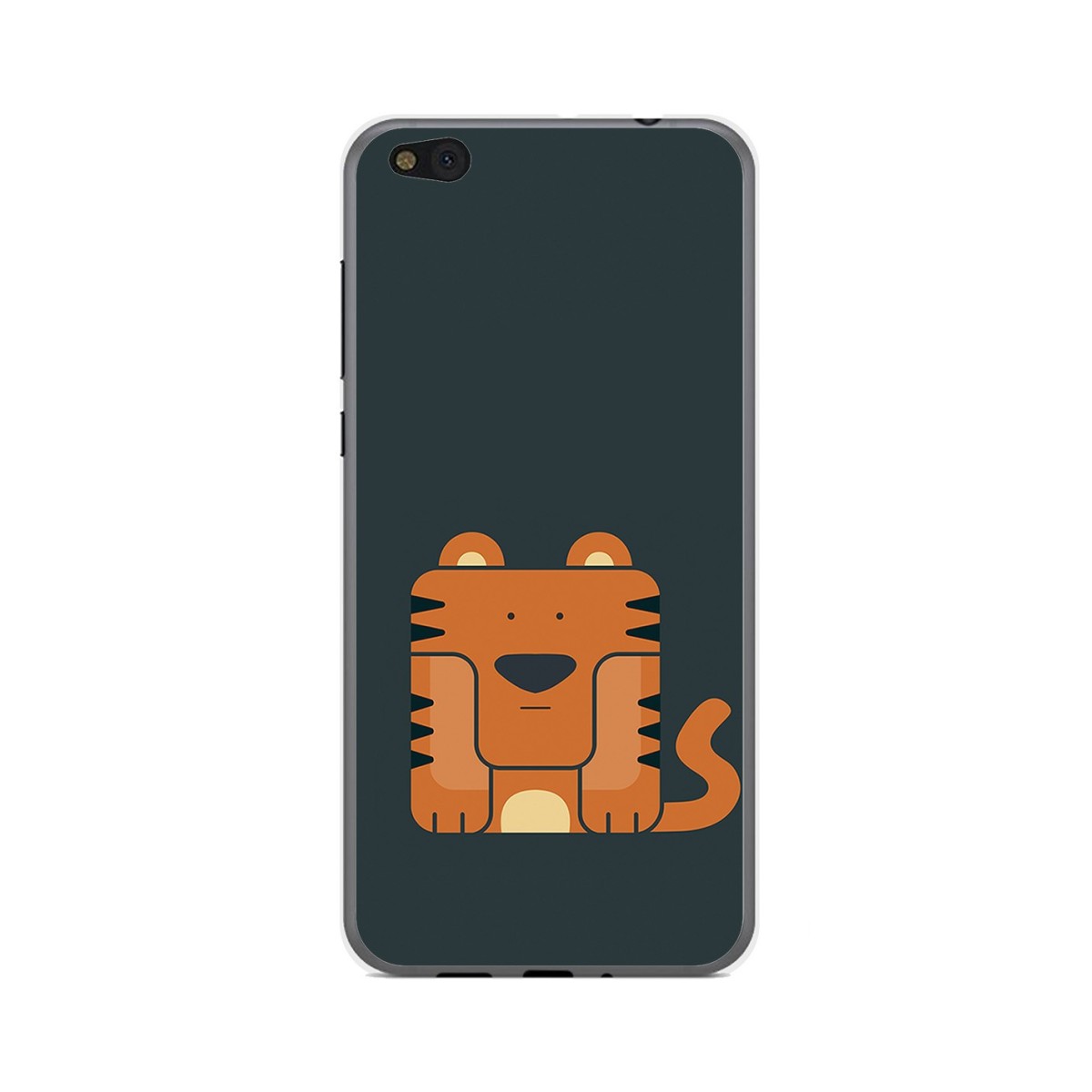 Funda Gel Tpu para Xiaomi Mi 5C Diseño Tigre Dibujos