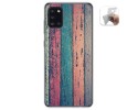 Funda Gel Tpu para Samsung Galaxy A31 diseño Madera 10 Dibujos