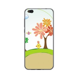 Funda Gel Tpu para Xiaomi Mi 5C Diseño Primavera Dibujos