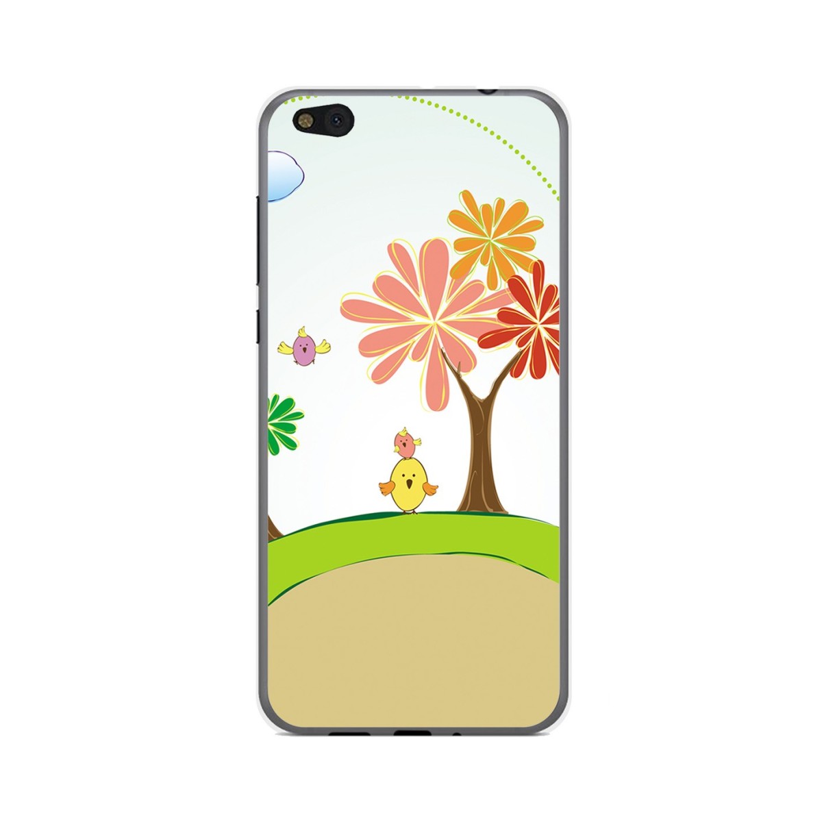 Funda Gel Tpu para Xiaomi Mi 5C Diseño Primavera Dibujos