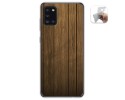 Funda Gel Tpu para Samsung Galaxy A31 diseño Madera Dibujos
