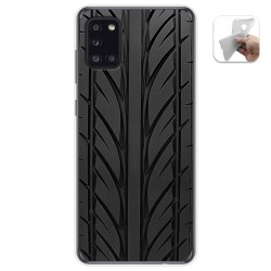 Funda Gel Tpu para Samsung Galaxy A31 diseño Neumatico Dibujos
