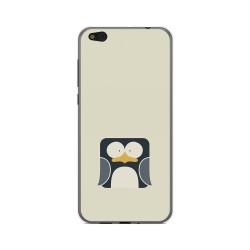 Funda Gel Tpu para Xiaomi Mi 5C Diseño Pingüino Dibujos