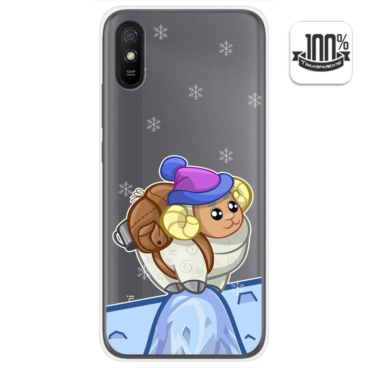 Funda Gel Transparente para Xiaomi Redmi 9A / 9AT diseño Cabra Dibujos