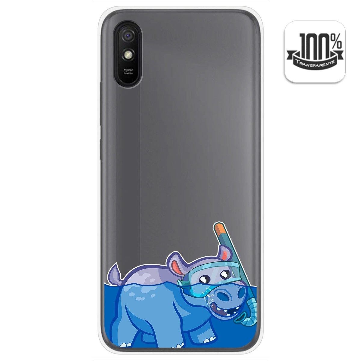 Funda Gel Transparente para Xiaomi Redmi 9A / 9AT diseño Hipo Dibujos