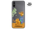 Funda Gel Transparente para Xiaomi Redmi 9A / 9AT diseño Jirafa Dibujos