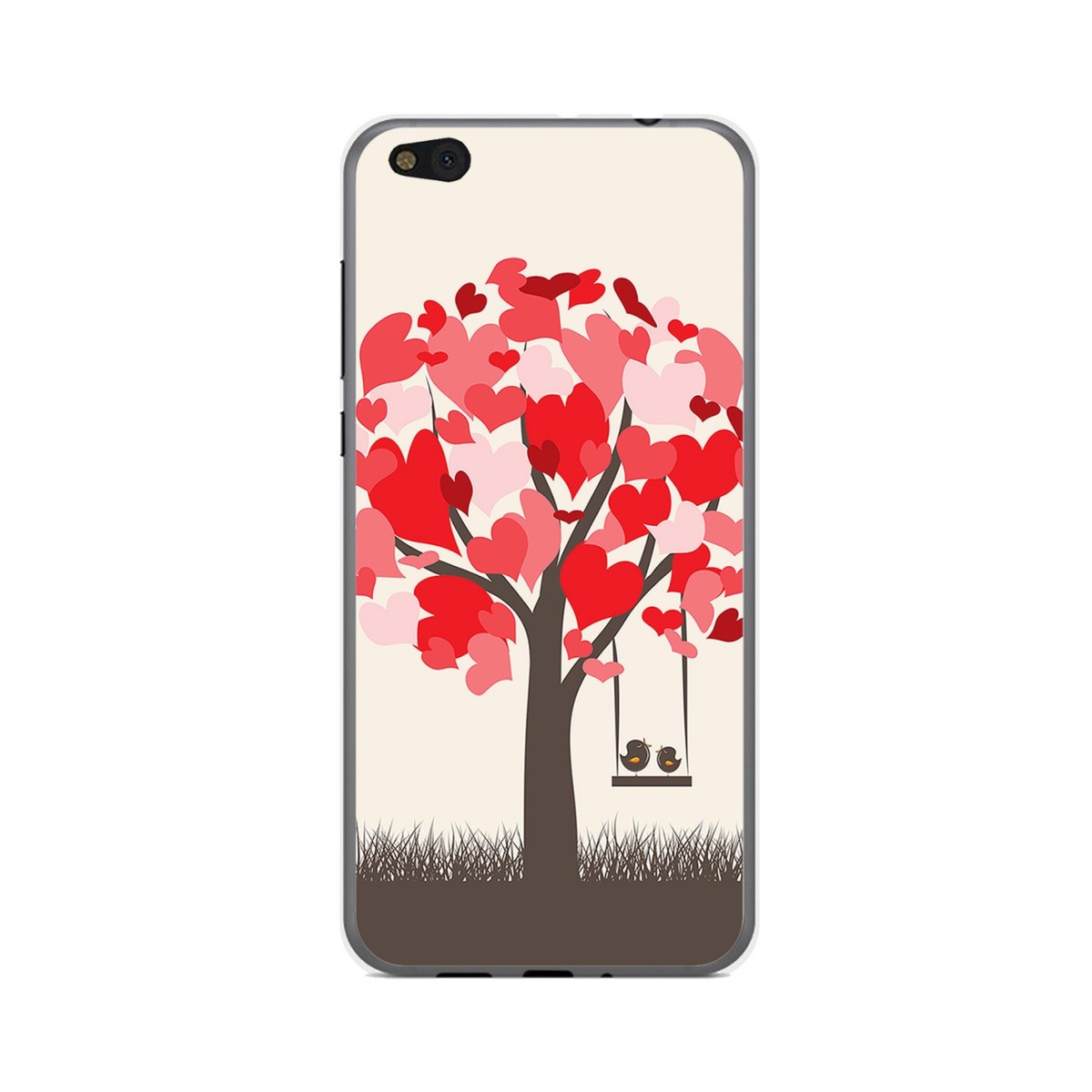 Funda Gel Tpu para Xiaomi Mi 5C Diseño Pajaritos Dibujos