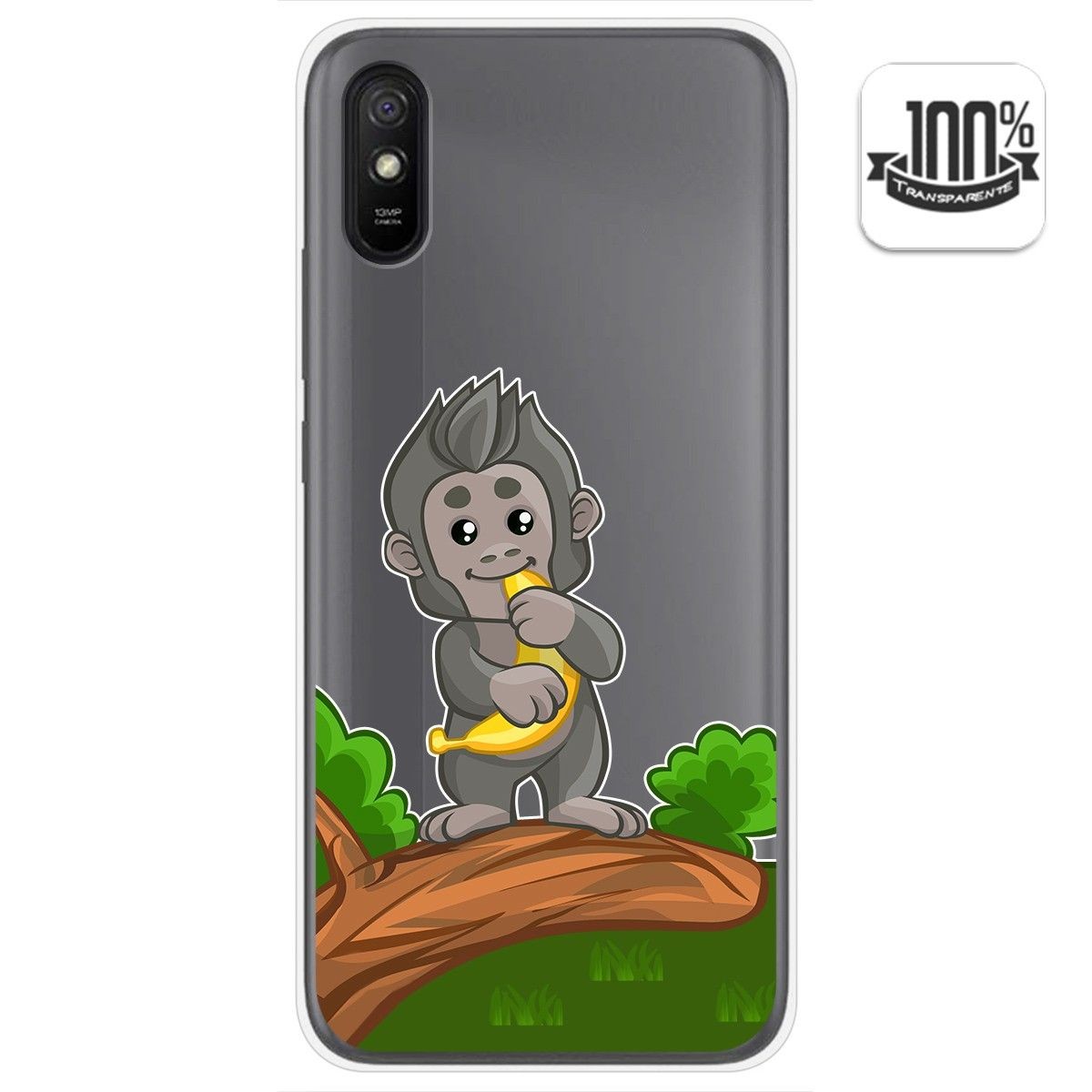 Funda Gel Transparente para Xiaomi Redmi 9A / 9AT diseño Mono Dibujos