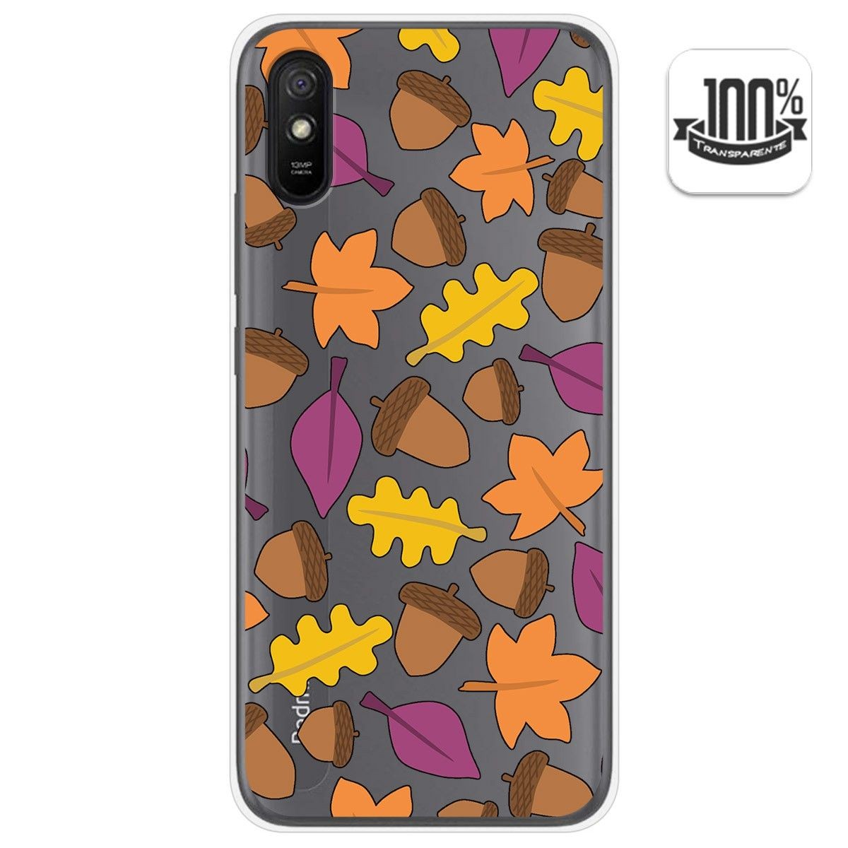 Funda Gel Transparente para Xiaomi Redmi 9A / 9AT diseño Otoño Dibujos