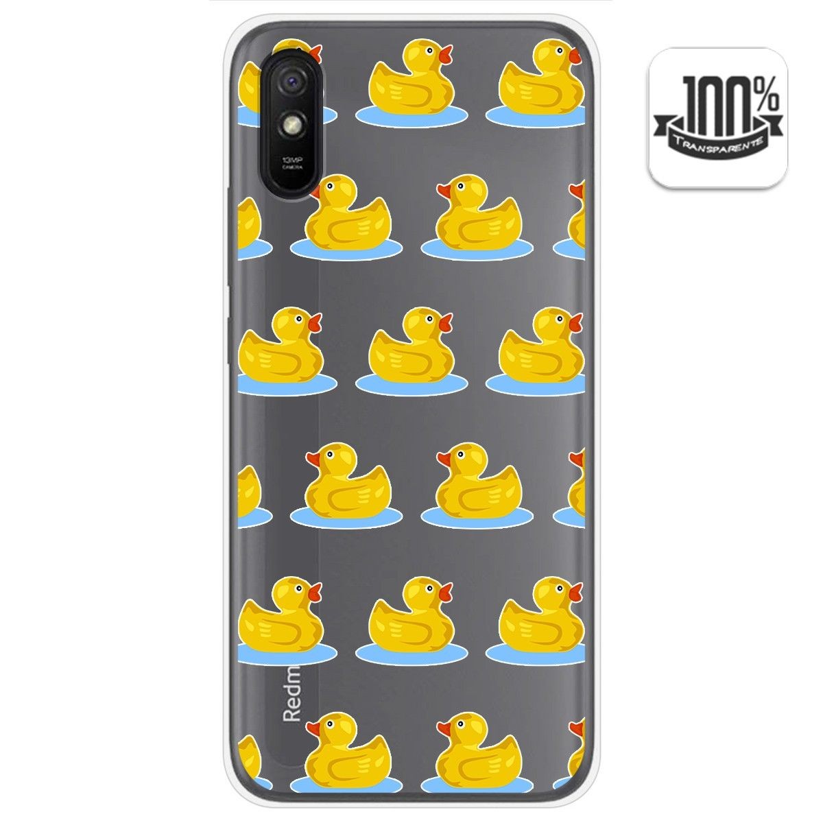 Funda Gel Transparente para Xiaomi Redmi 9A / 9AT diseño Pato Dibujos