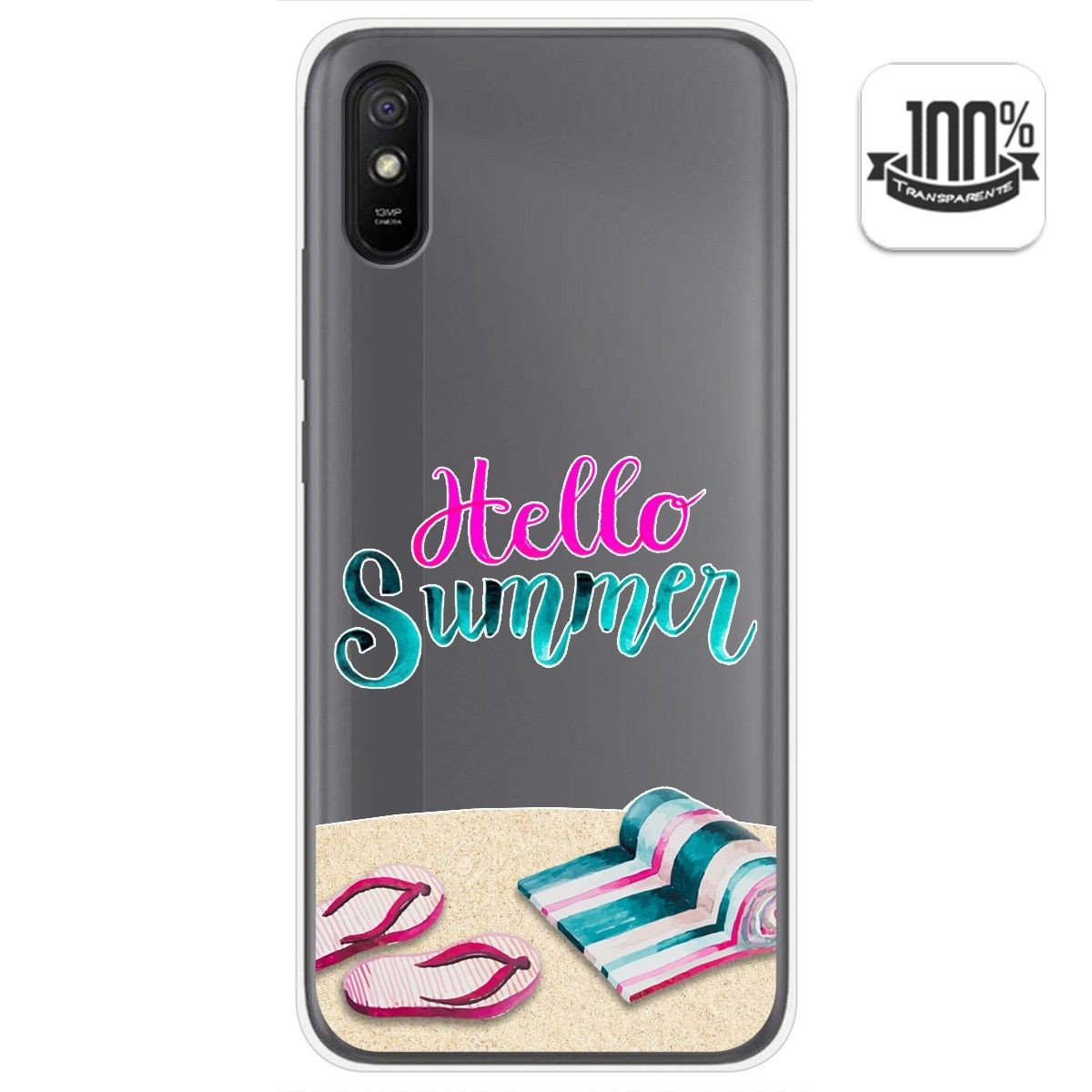 Funda Gel Transparente para Xiaomi Redmi 9A / 9AT diseño Summer Dibujos