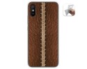 Funda Gel Tpu para Xiaomi Redmi 9A / 9AT diseño Cuero 01 Dibujos