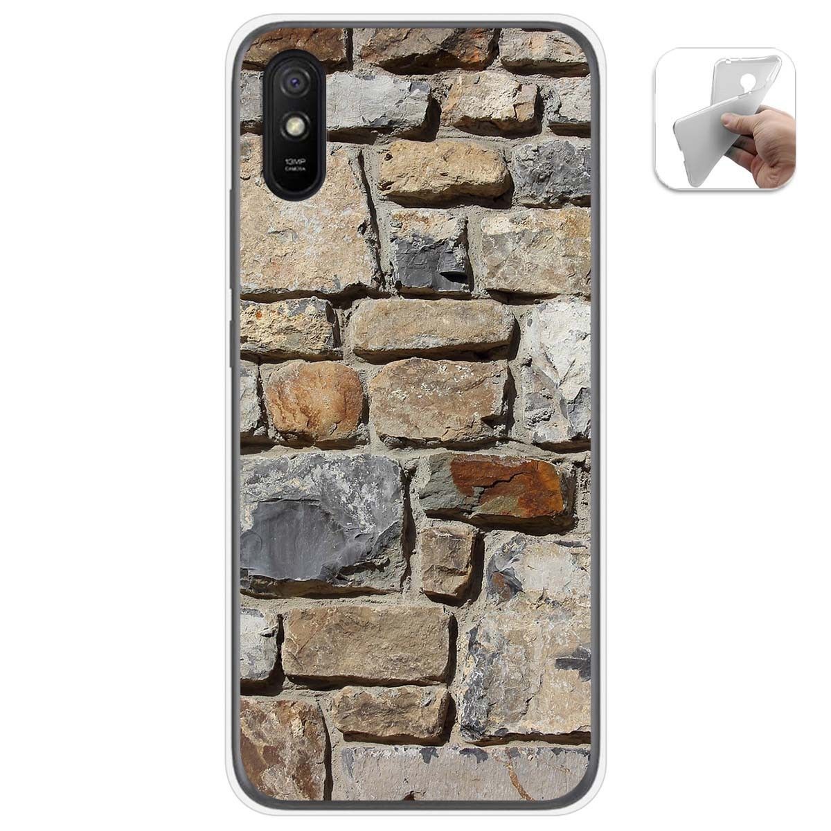 Funda Gel Tpu para Xiaomi Redmi 9A / 9AT diseño Ladrillo 03 Dibujos