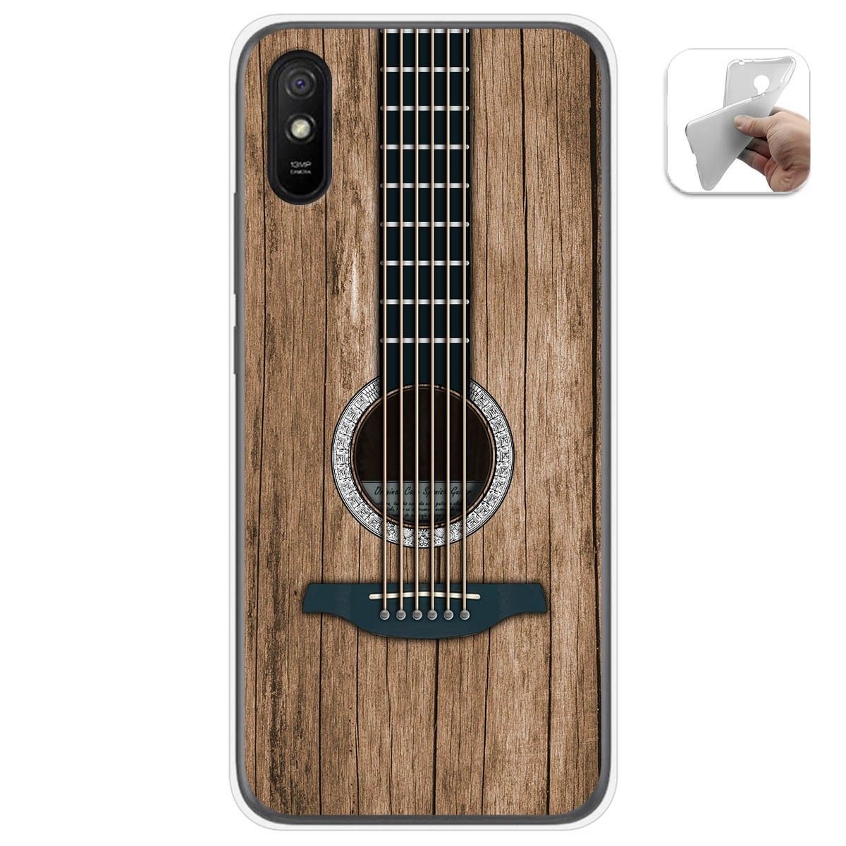 Funda Gel Tpu para Xiaomi Redmi 9A / 9AT diseño Madera 11 Dibujos