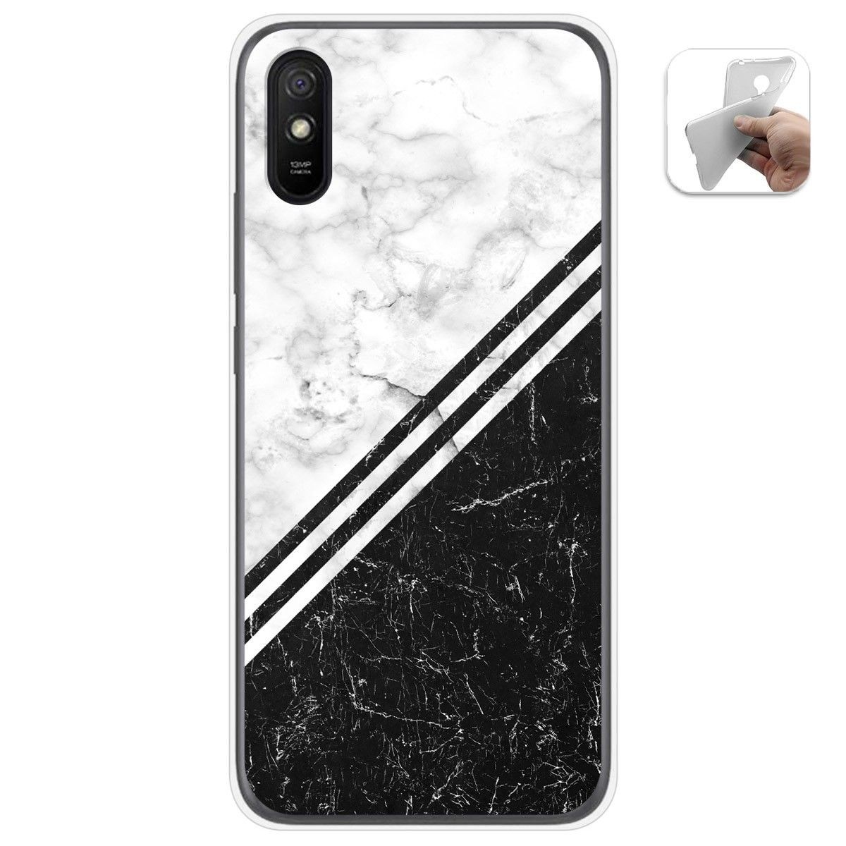 Funda Gel Tpu para Xiaomi Redmi 9A / 9AT diseño Mármol 01 Dibujos