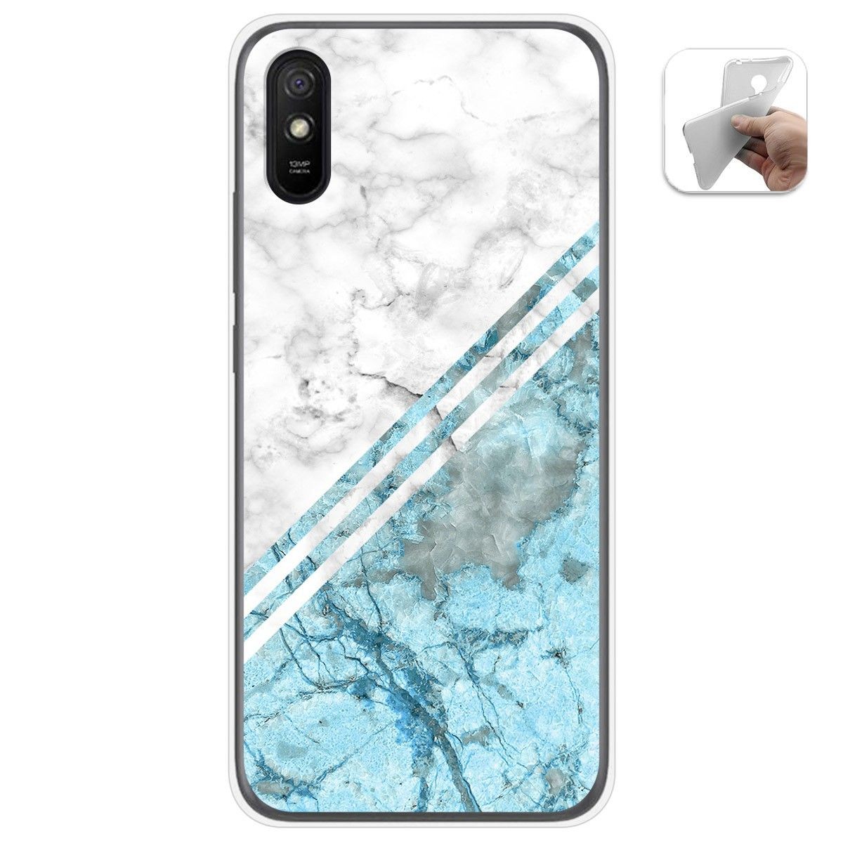 Funda Gel Tpu para Xiaomi Redmi 9A / 9AT diseño Mármol 02 Dibujos
