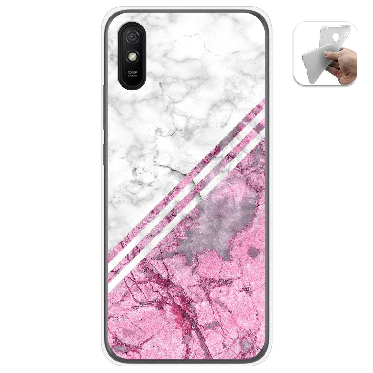 Funda Gel Tpu para Xiaomi Redmi 9A / 9AT diseño Mármol 03 Dibujos
