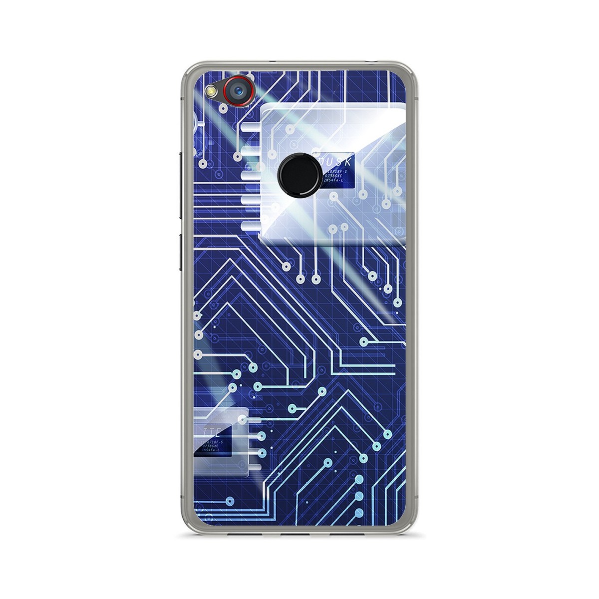 Funda Gel Tpu para Zte Nubia Z11 Mini Diseño Circuito Dibujos