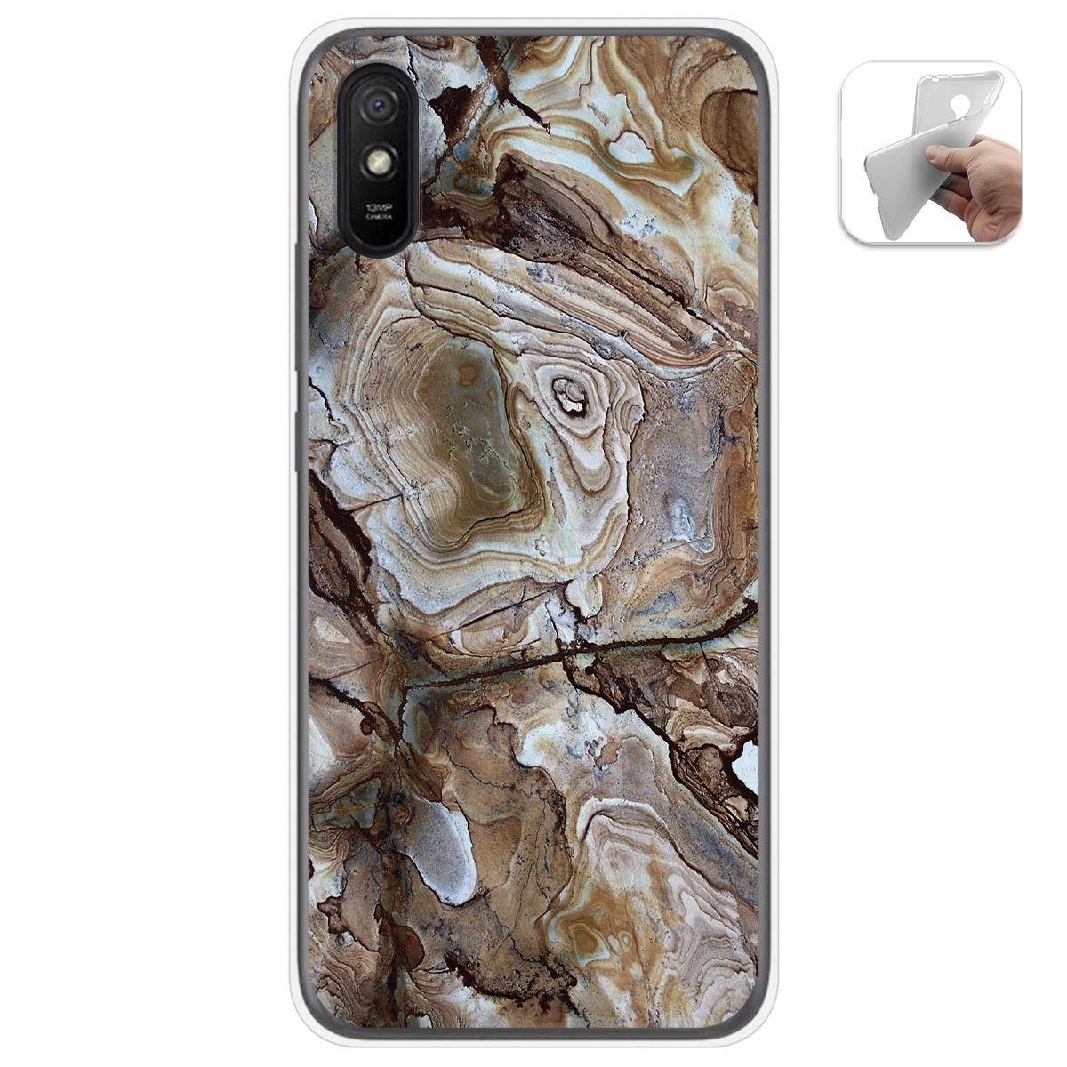 Funda Gel Tpu para Xiaomi Redmi 9A / 9AT diseño Mármol 14 Dibujos