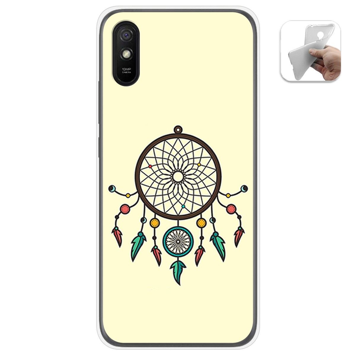 Funda Gel Tpu para Xiaomi Redmi 9A / 9AT diseño Atrapasueños Dibujos