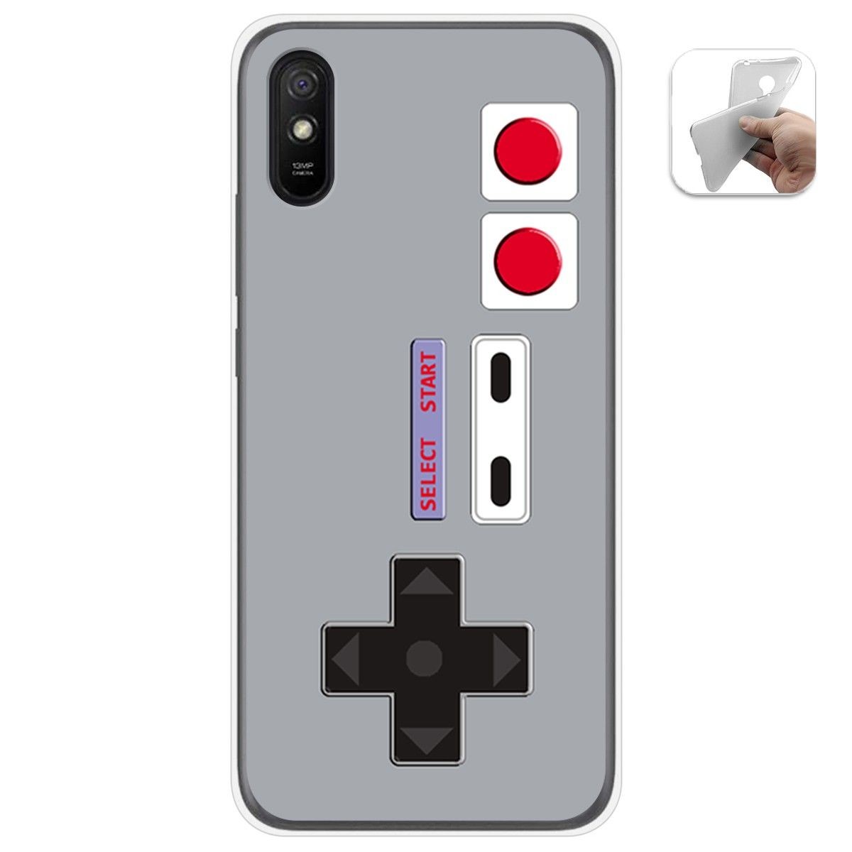 Funda Gel Tpu para Xiaomi Redmi 9A / 9AT diseño Consola Dibujos