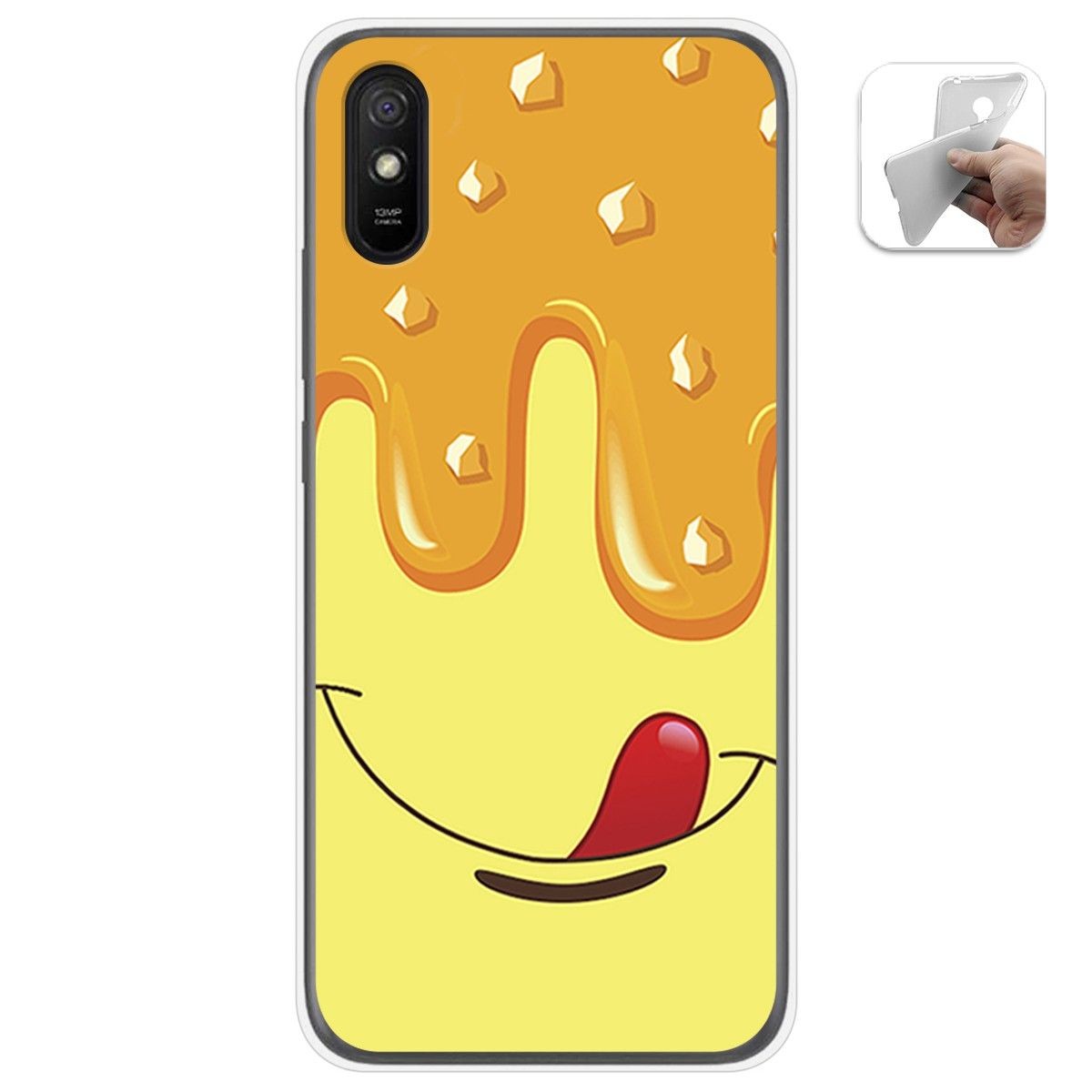 Funda Gel Tpu para Xiaomi Redmi 9A / 9AT diseño Helado Vainilla Dibujos