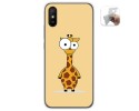 Funda Gel Tpu para Xiaomi Redmi 9A / 9AT diseño Jirafa Dibujos