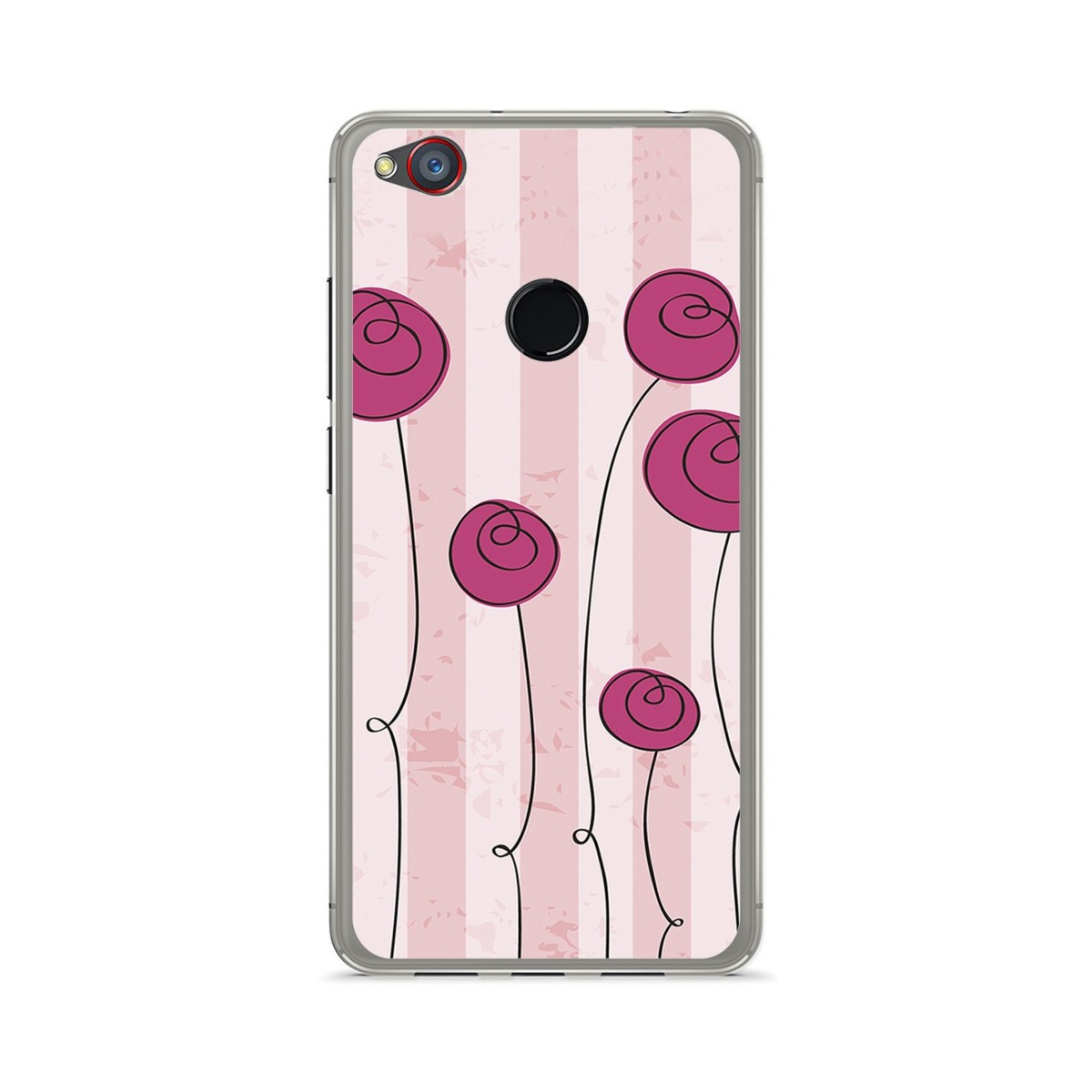 Funda Gel Tpu para Zte Nubia Z11 Mini Diseño Flores Vintage Dibujos