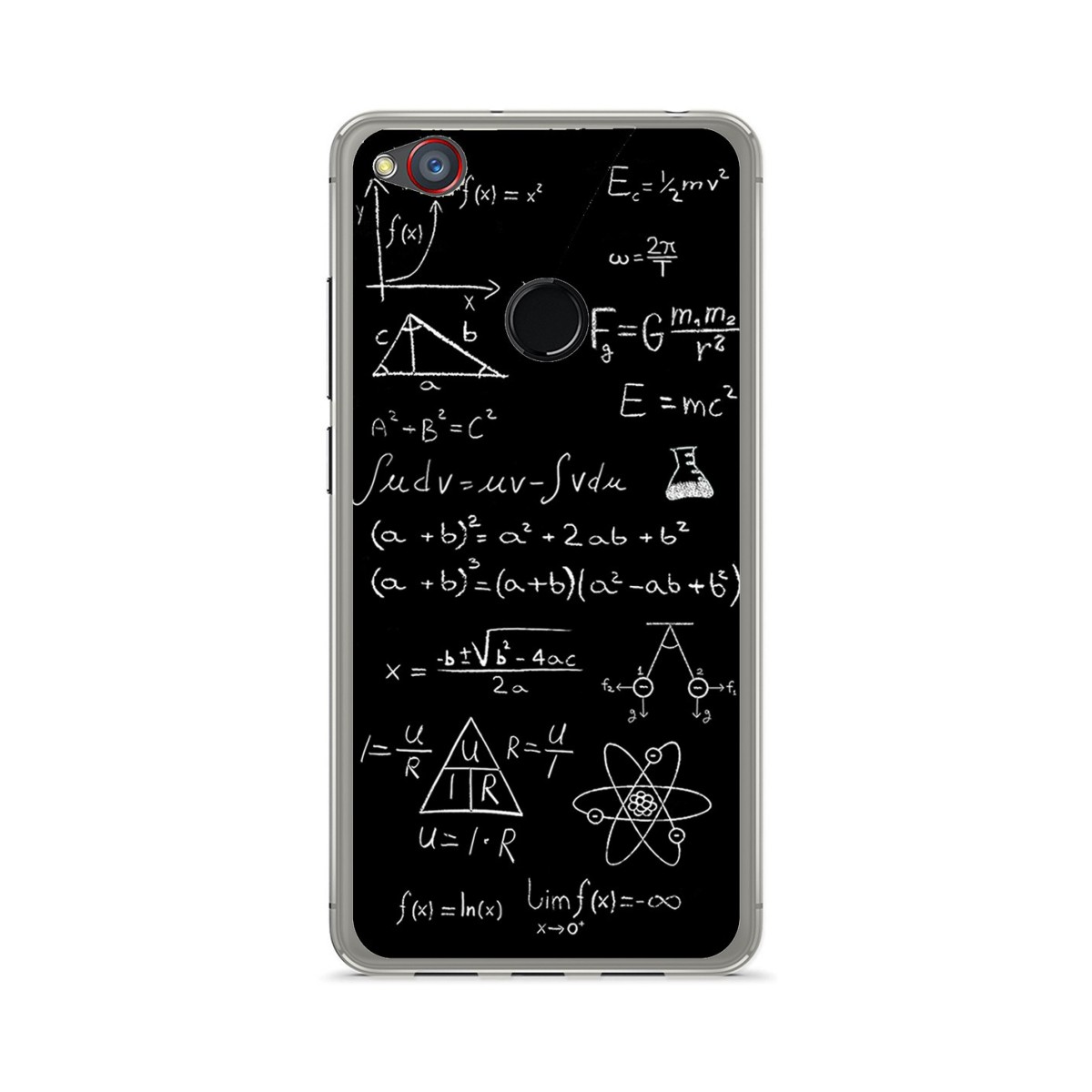 Funda Gel Tpu para Zte Nubia Z11 Mini Diseño Formulas Dibujos