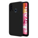 Funda Silicona Líquida Ultra Suave para Samsung Galaxy A20s color Negra