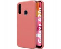 Funda Silicona Líquida Ultra Suave para Samsung Galaxy A20s color Rosa