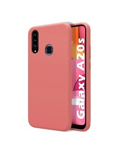 Funda Silicona Líquida Ultra Suave para Samsung Galaxy A20s color Rosa