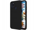 Funda Silicona Líquida Ultra Suave para Samsung Galaxy A21s color Negra